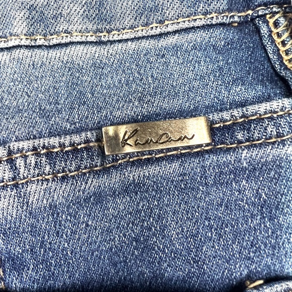 🚫SOLD! •👖|•KACAN•| Contrast Panel High Rise Flare Bottom Jeans👖 - Picture 8 of 14